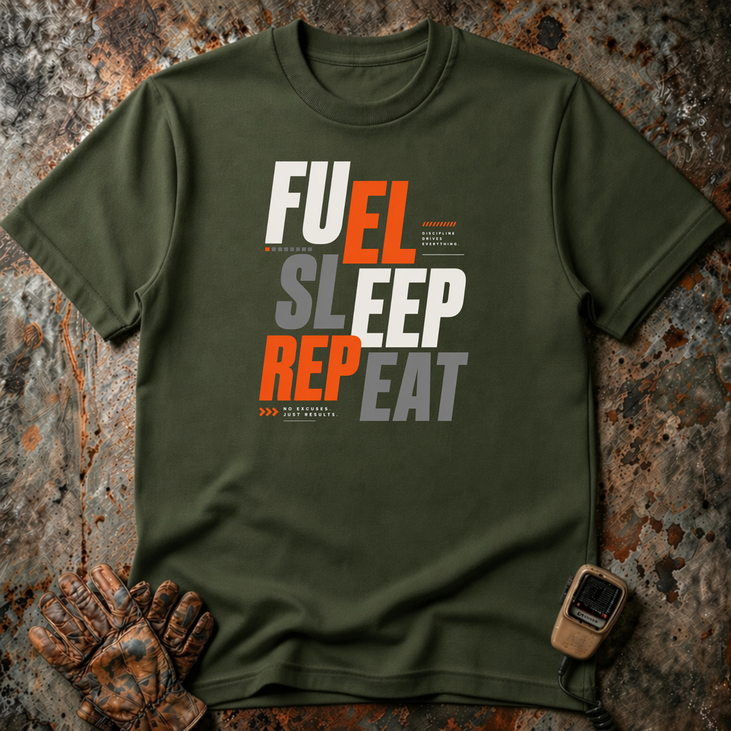 Fuel Sleep Repeat | T-shirt