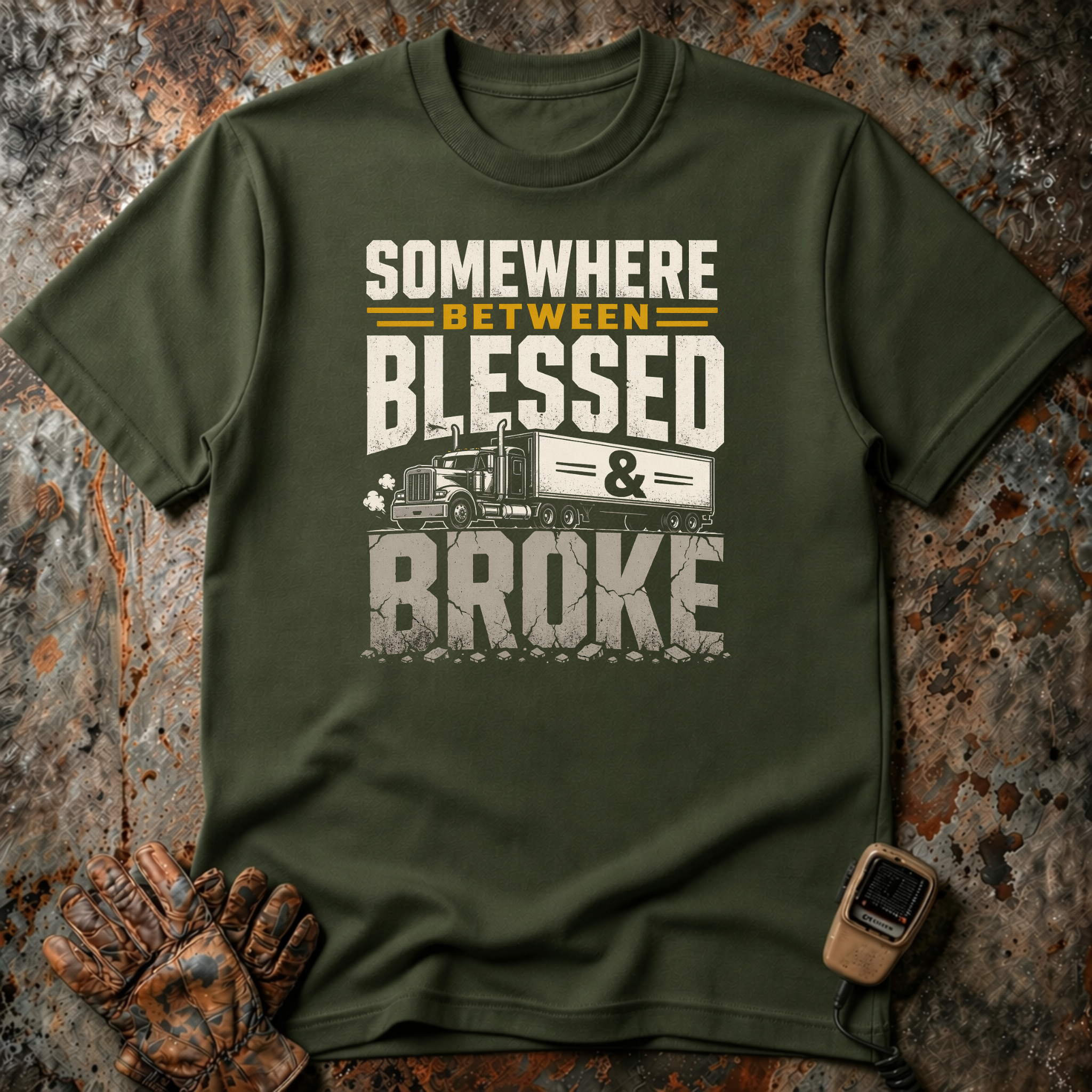 Betwee Blessed & Broke | T-shirt