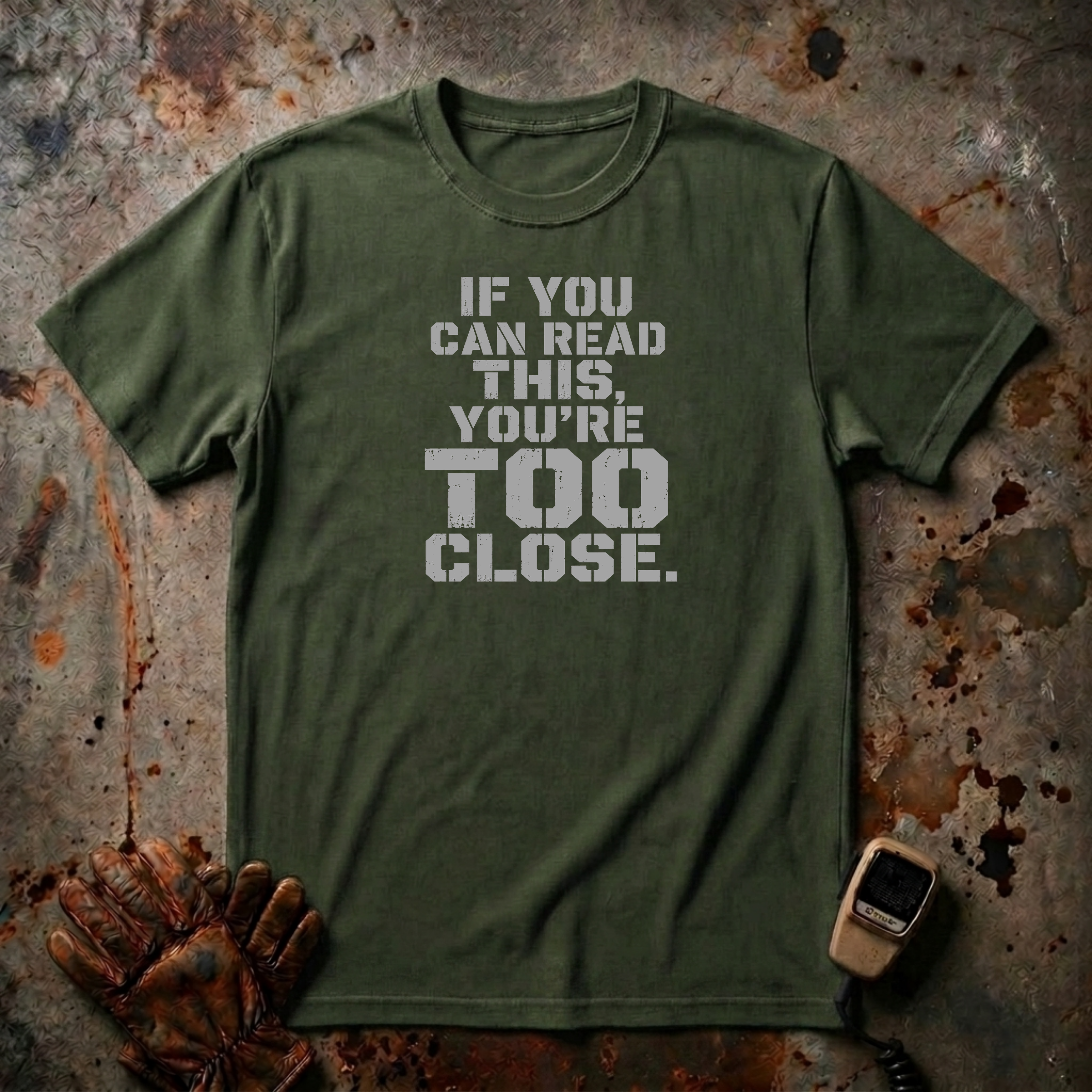 If You Can Read This You Are Too Close | Trucker T-shirt