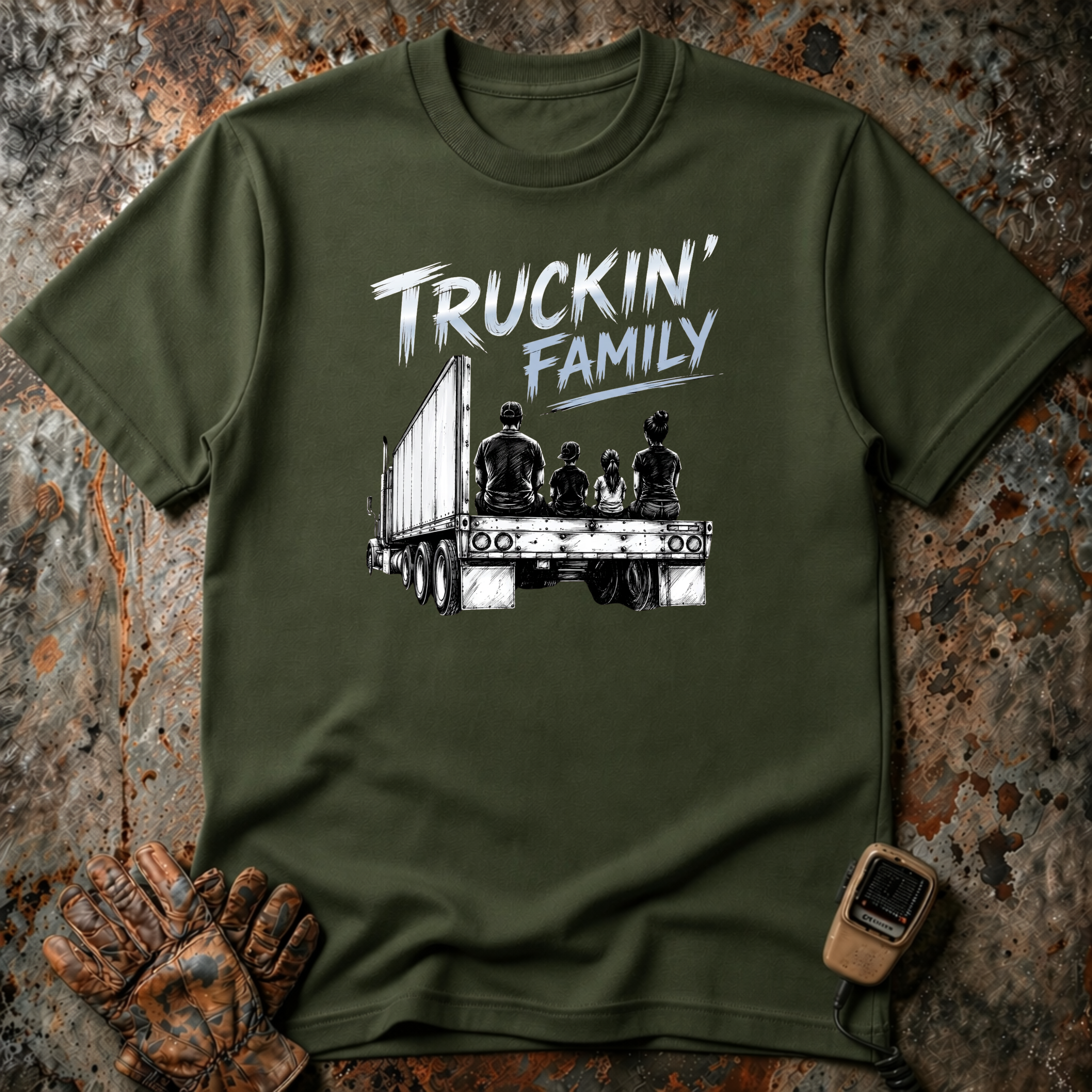 Trucking Family | Trucker T-shirt