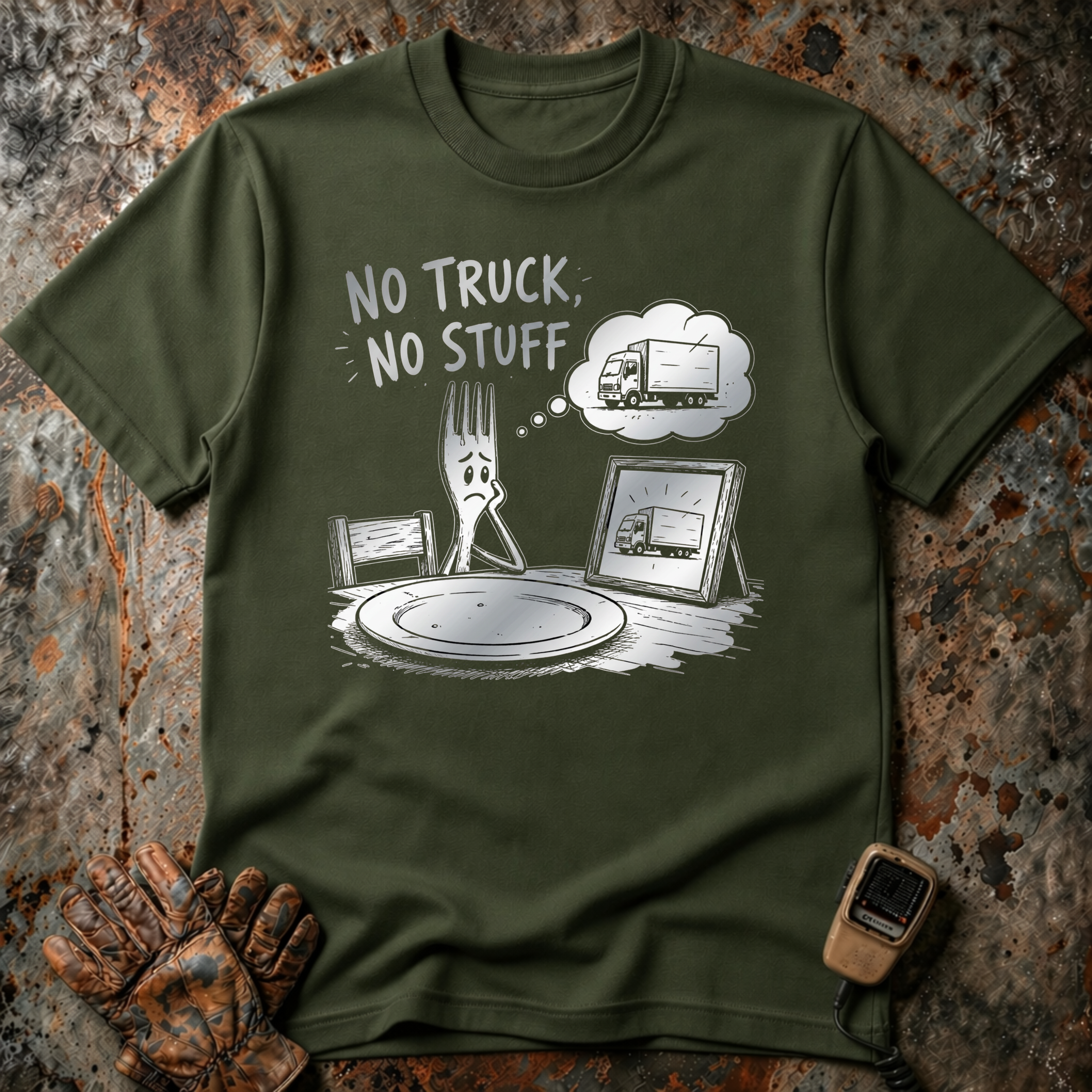 No Truck No Stuff | Trucker T-shirt