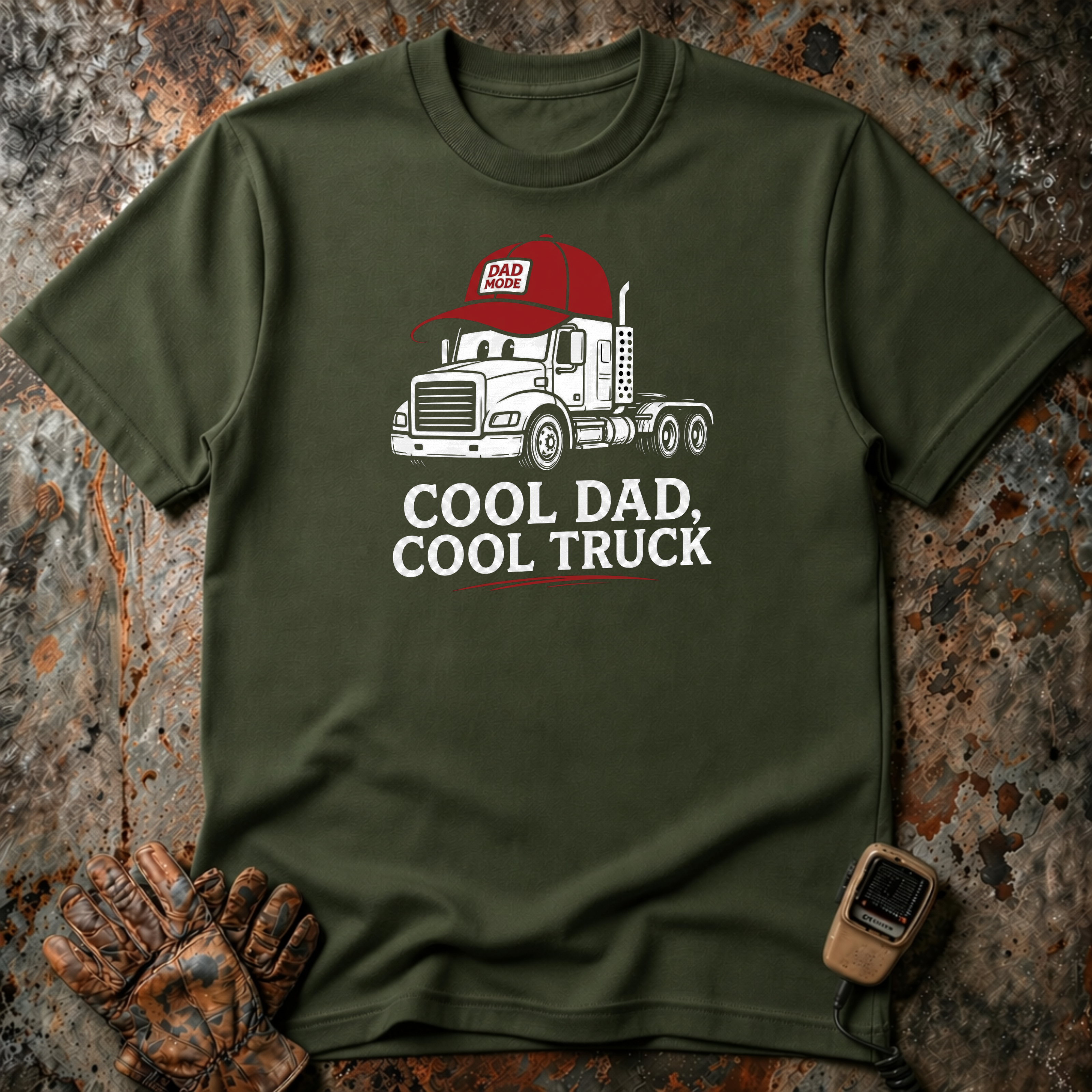 Cool Dad Cool Truck | Trucker T-shirt