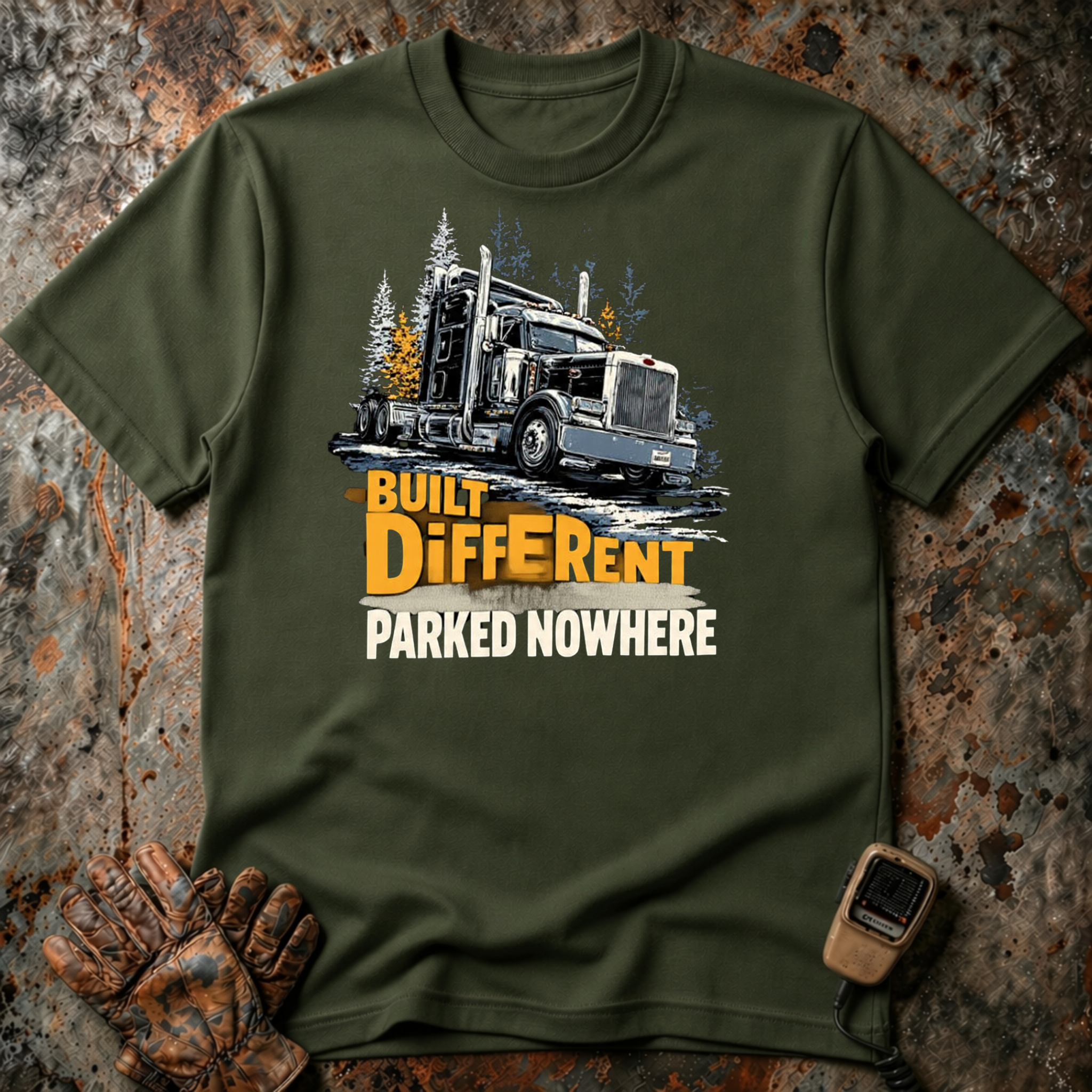 Built Different Parked No Where | T-shirt