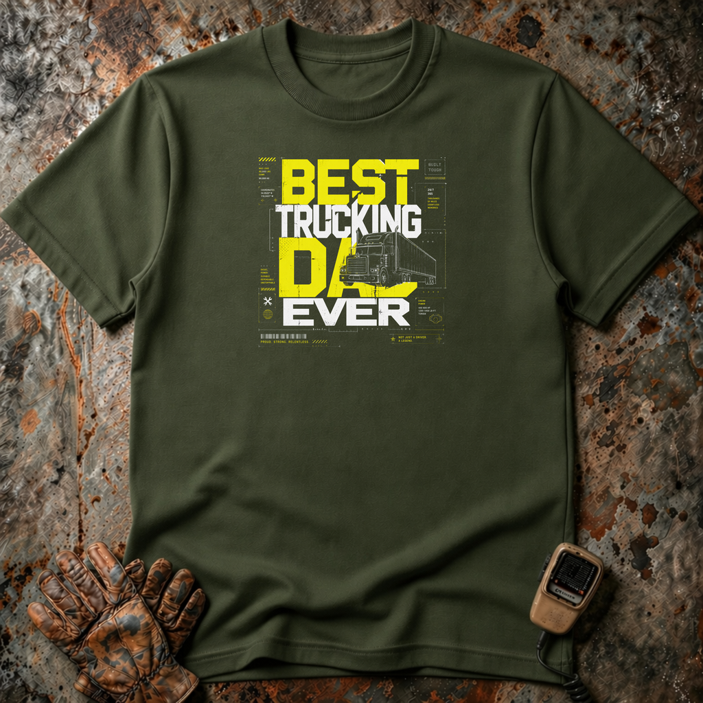Best Trucking Dad Ever | Trucker T-shirt