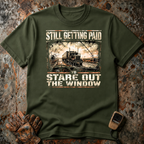 Still Getting Paid to Stare Out The Window | T-shirt