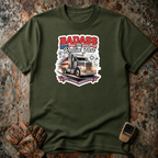 Bad Ass Rolling Fast | Trucker T-shirt