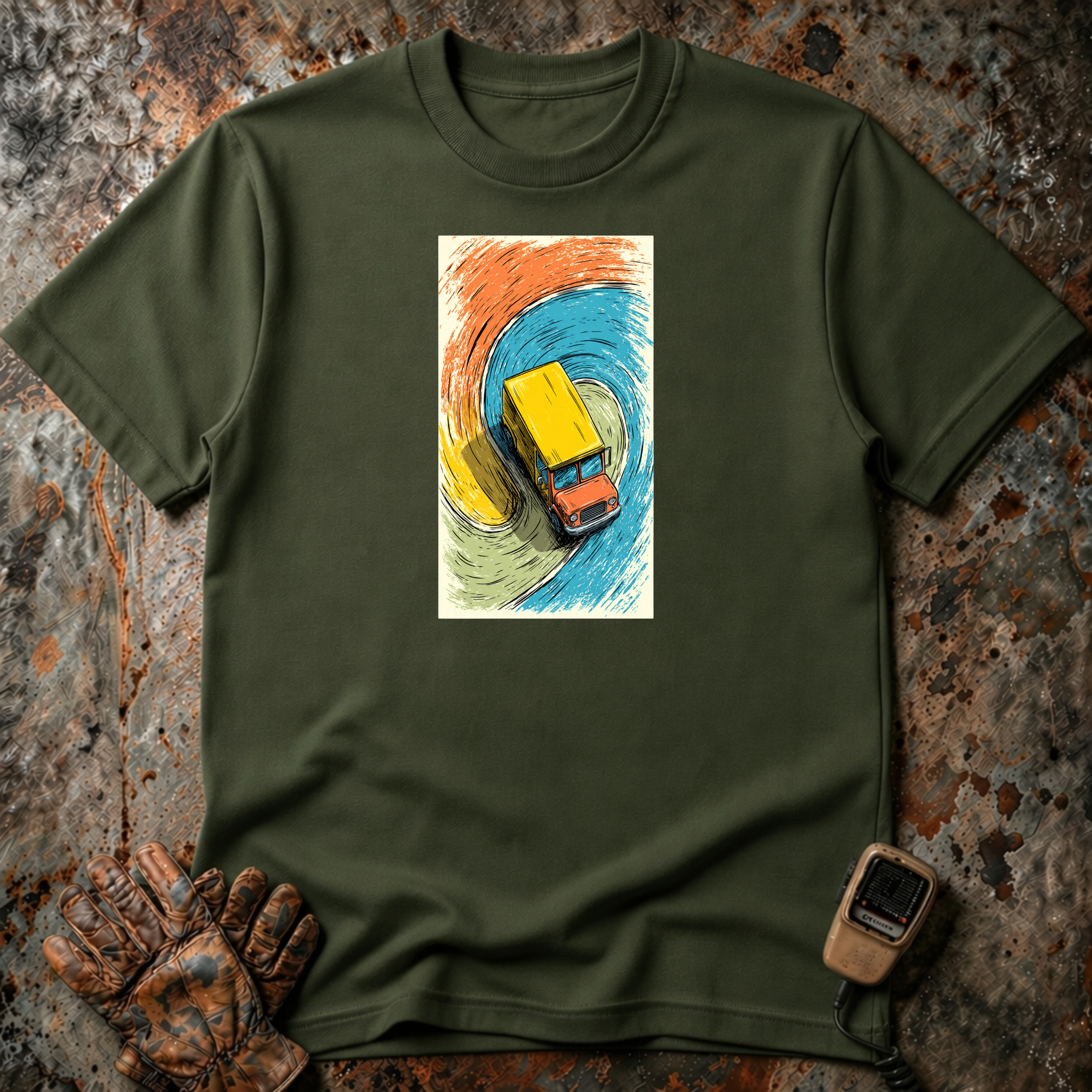 U-Turn Truck | Trucker T-shirt