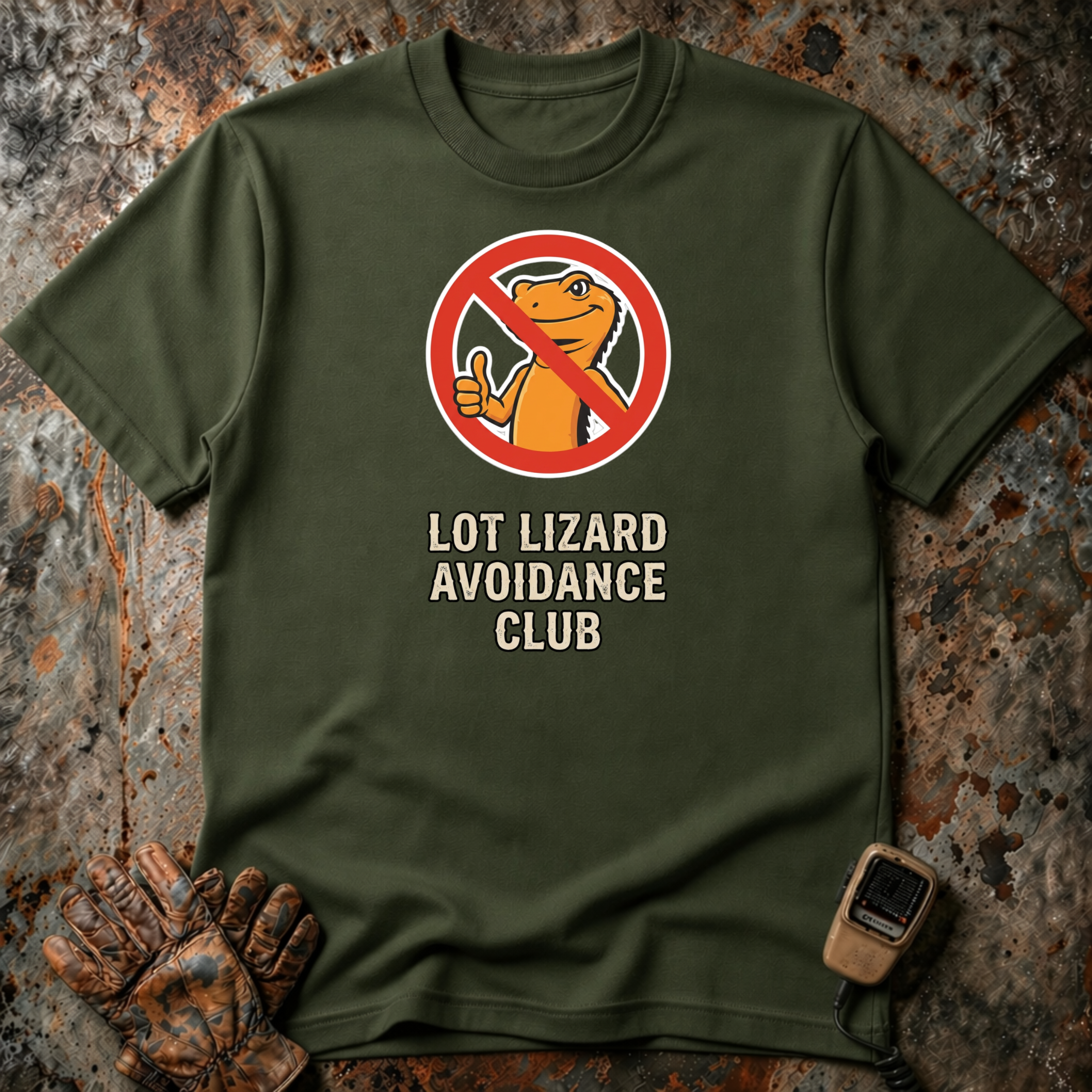 Lot Lizard Avoidance Club | Trucker T-shirt
