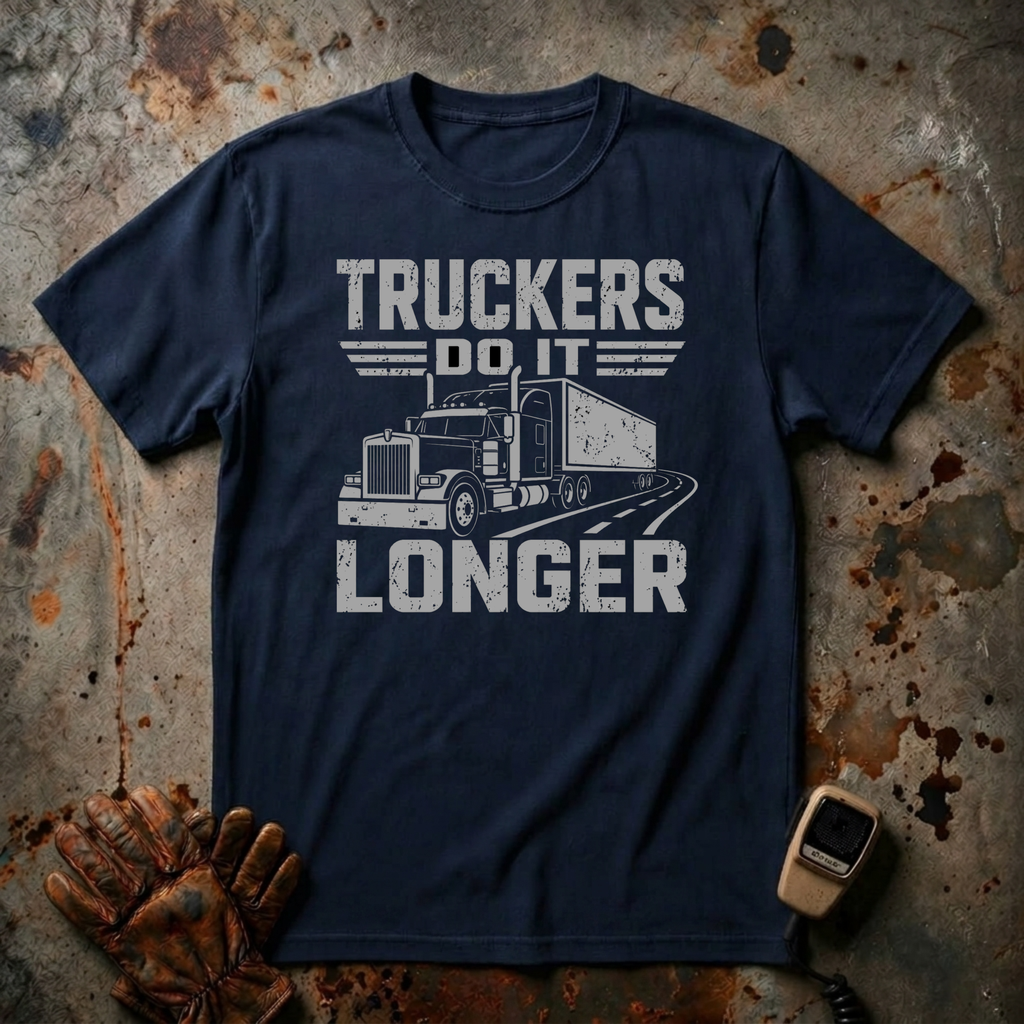 Truckers Do It Longer | Trucker T-shirt