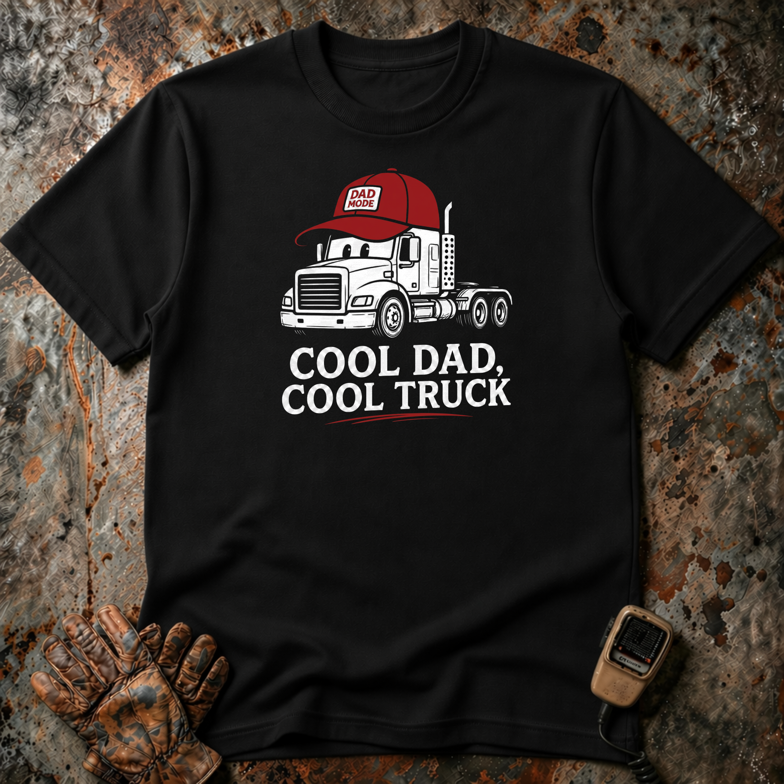 Cool Dad Cool Truck | Trucker T-shirt