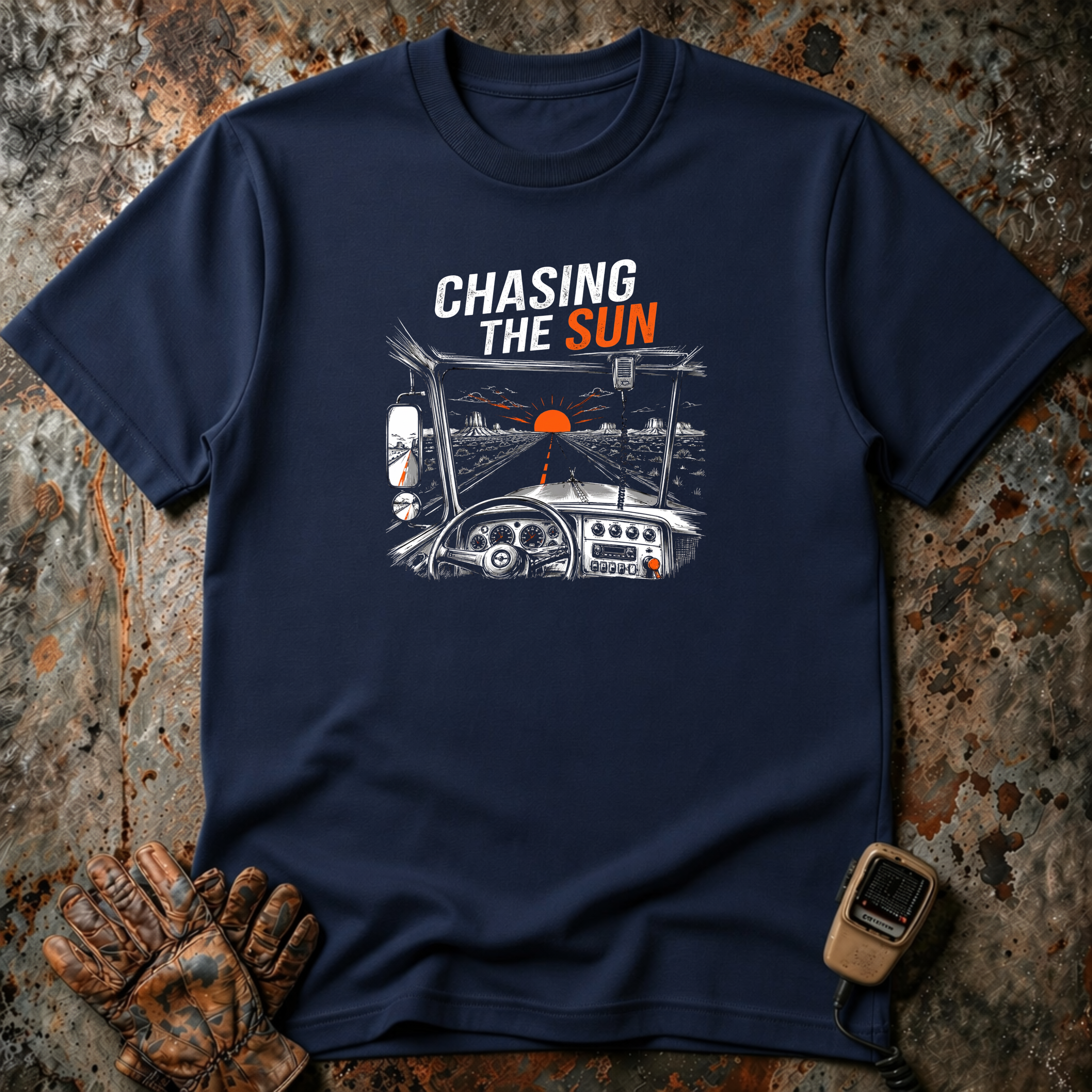 Chasing The Sun | Trucker T-shirt
