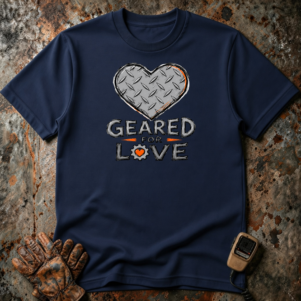 Geared For Love | Trucker T-shirt