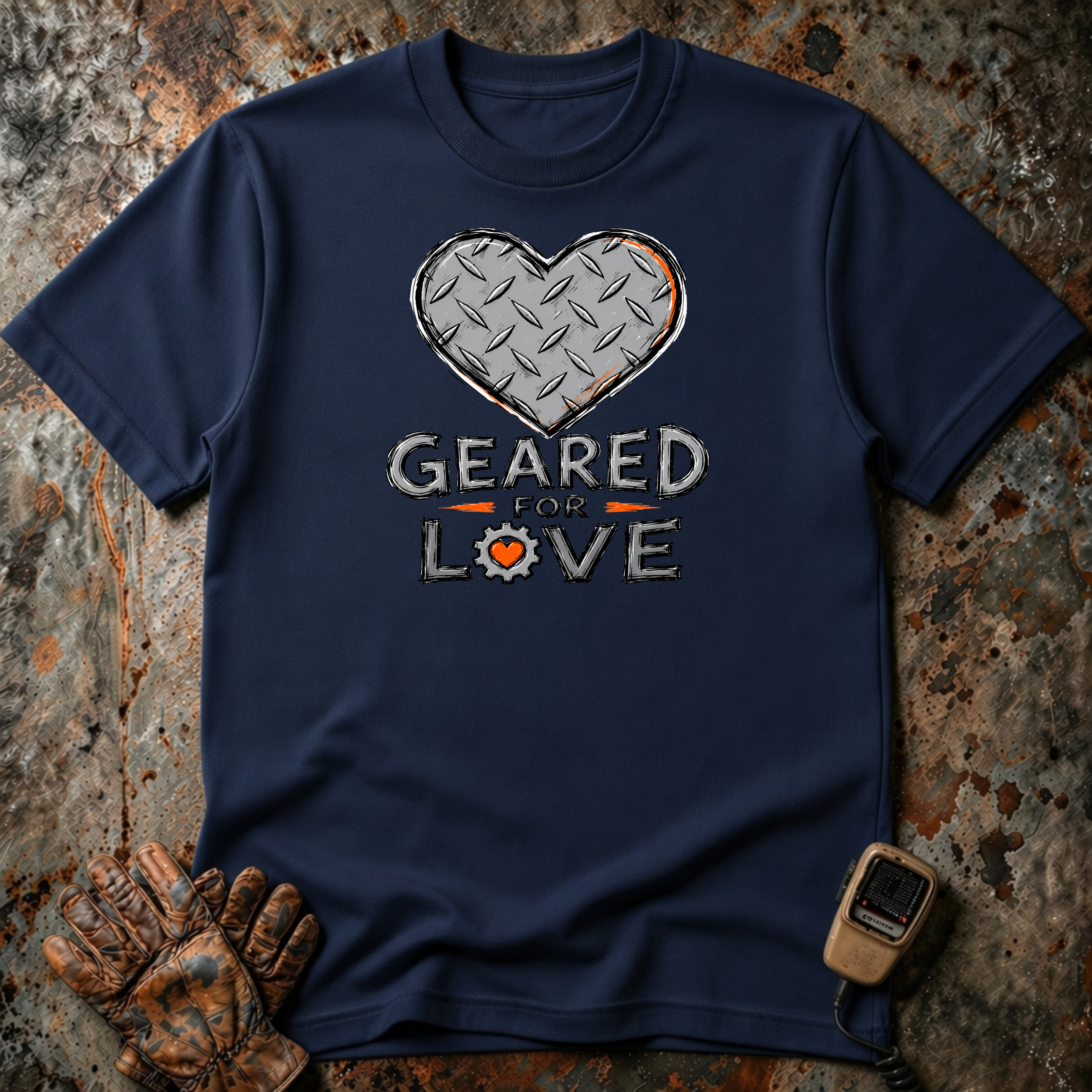 Geared For Love | Trucker T-shirt