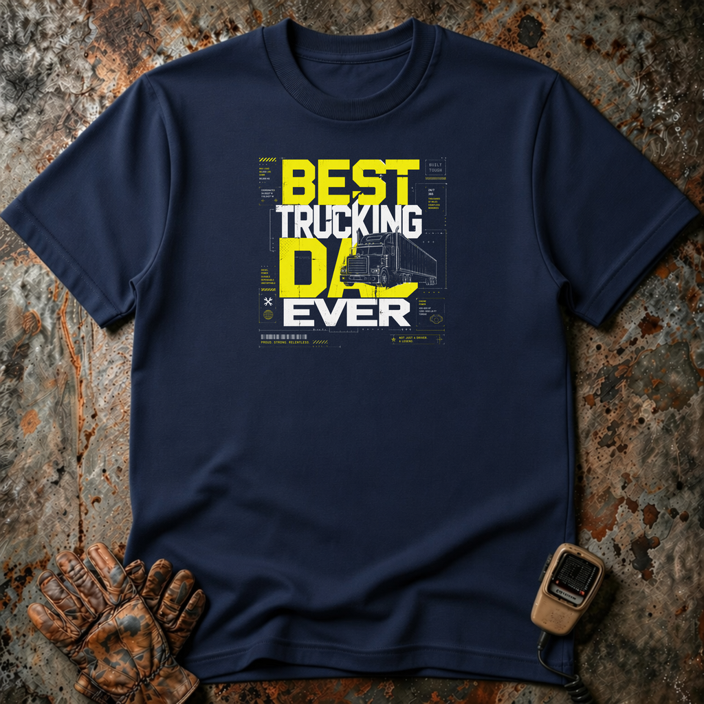 Best Trucking Dad Ever | Trucker T-shirt