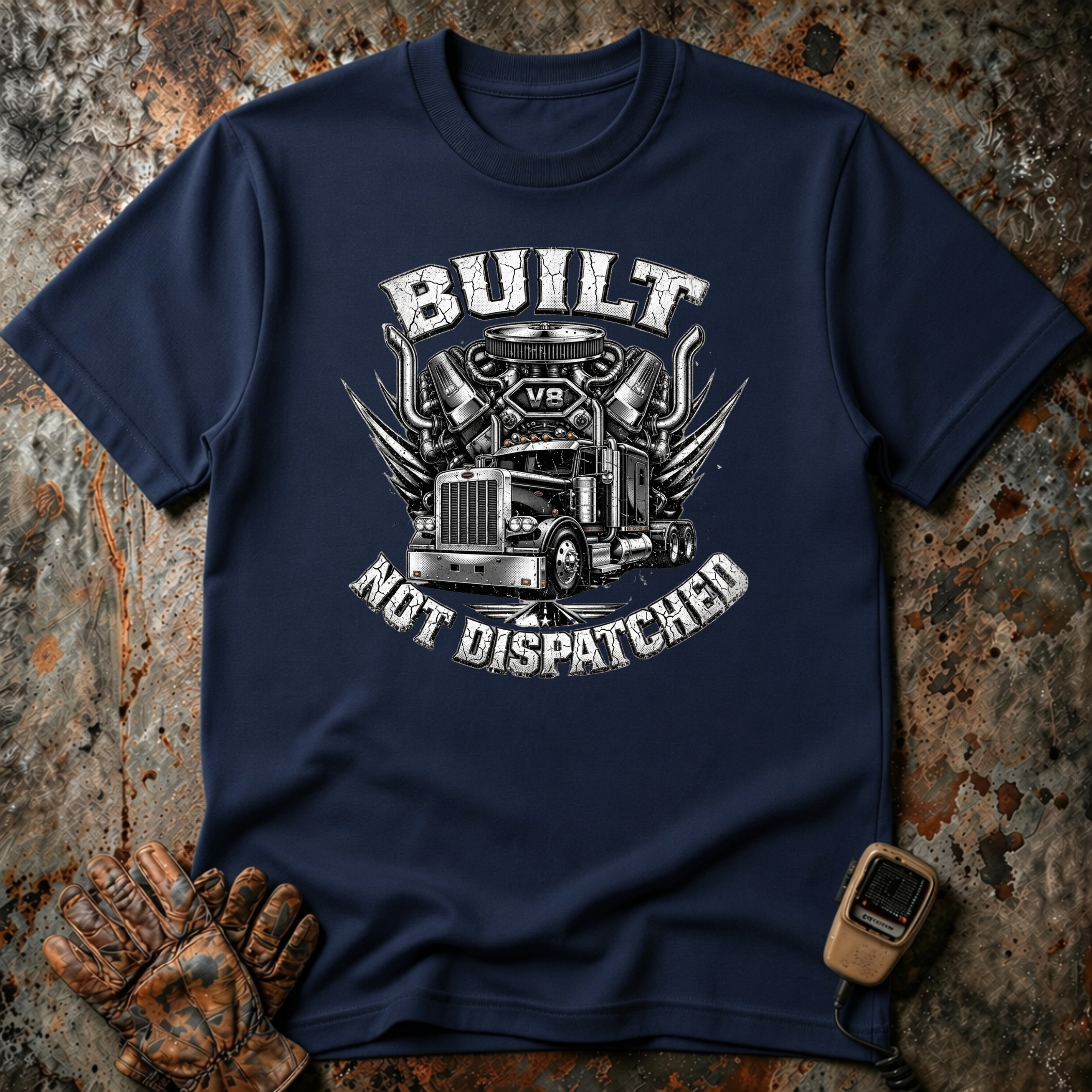 Built Not Dispatched | Trucker T-shirt