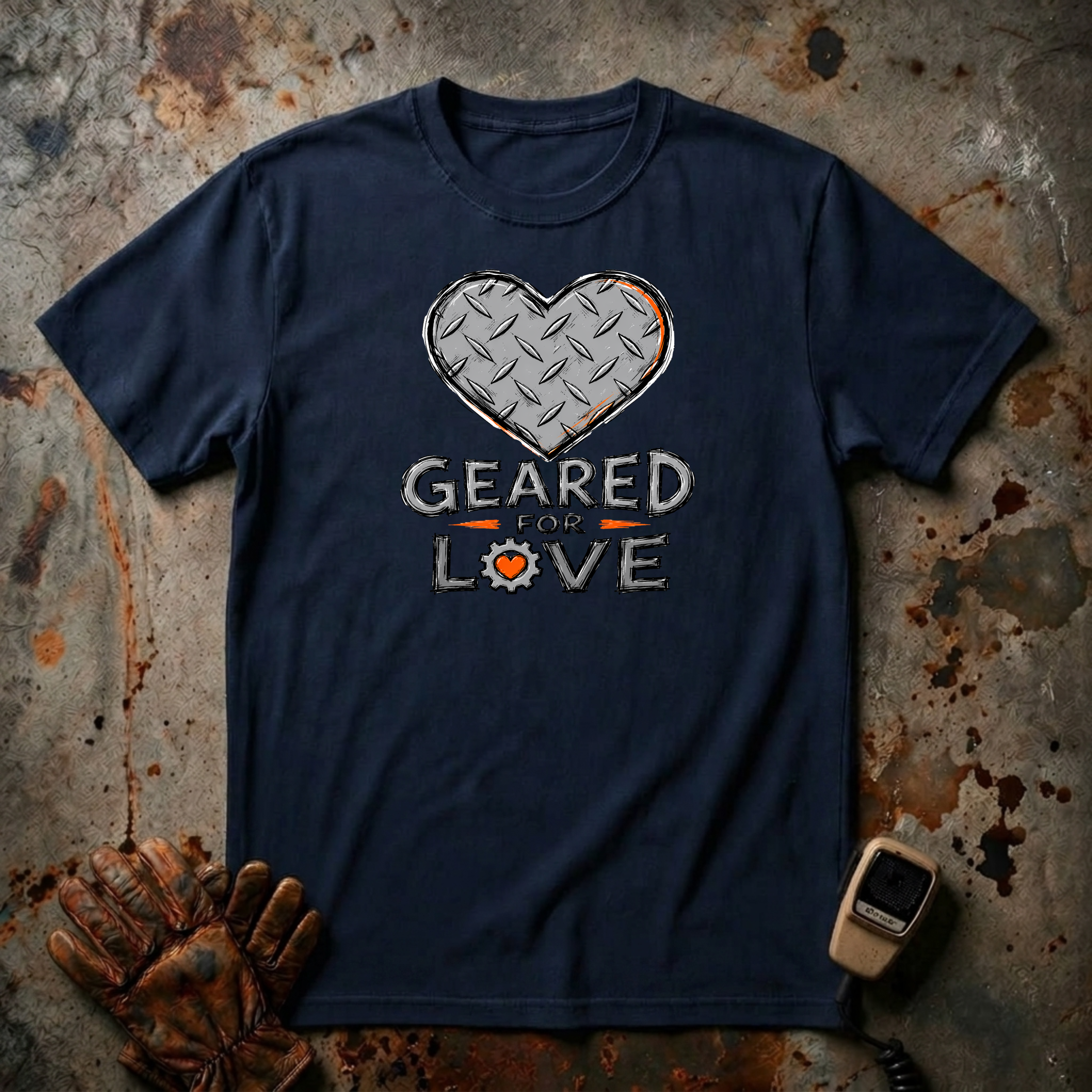Geared For Love | Trucker T-shirt