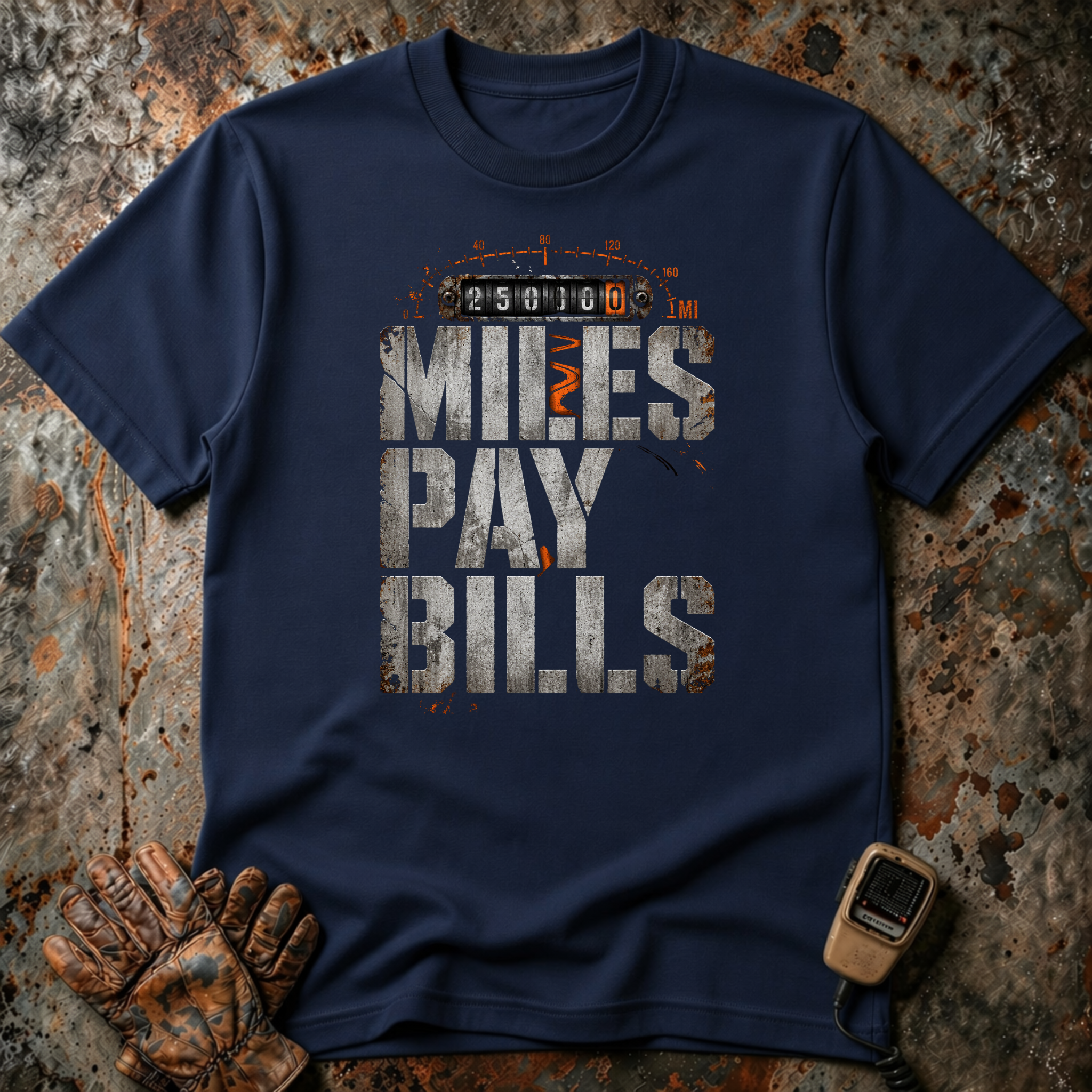 Miles Pay Bills | Funny T-shirt
