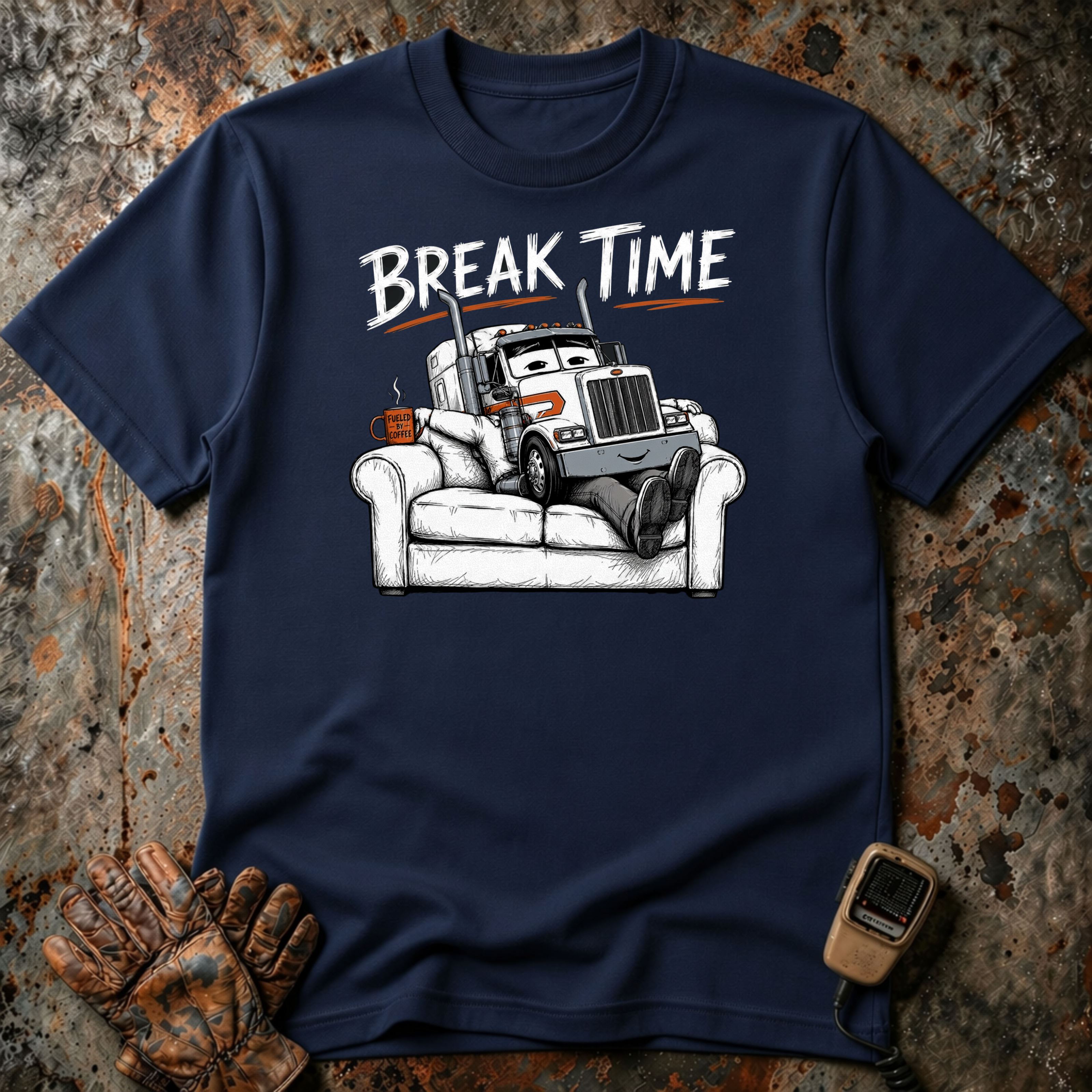Break Time | Trucker T-shirt