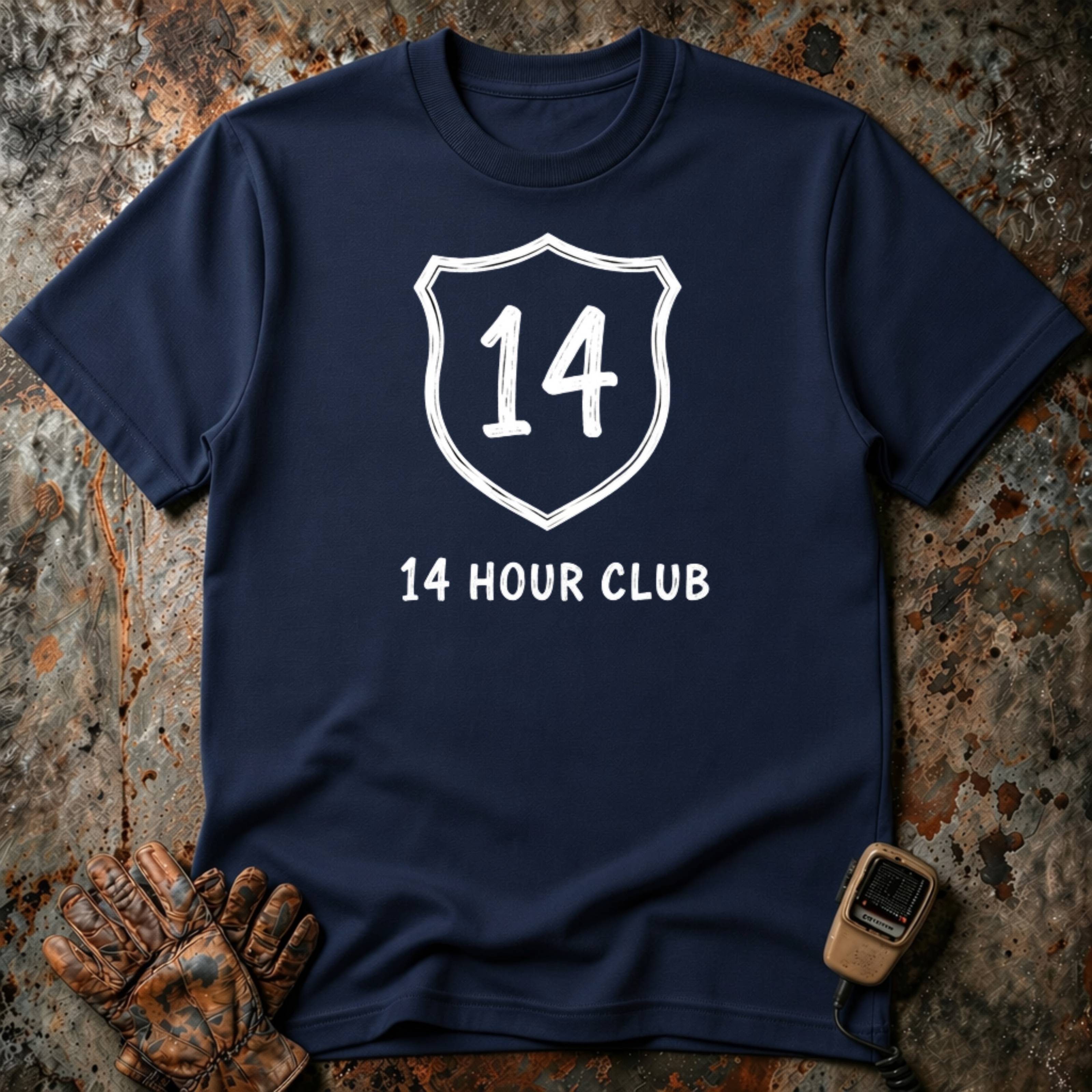 14 Hour Club | Trucker T-shirt