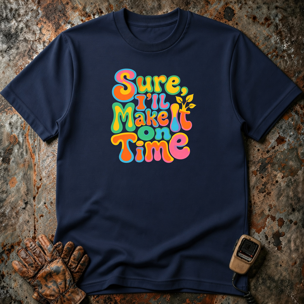 Sure I Will Make It On Time | Trucker T-shirt
