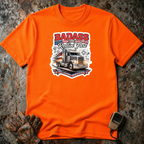 Bad Ass Rolling Fast | Trucker T-shirt