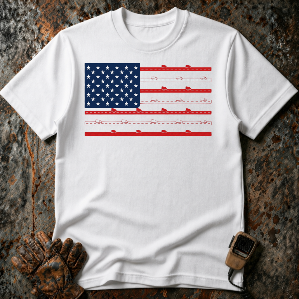 The USA Trucking Flag | T-shirt